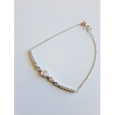 Βραχιόλι σε λευκόχρυσο 14Κ (BR110)